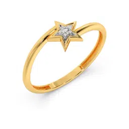 Candere by Kalyan Jewellers BIS Hallmark 18k Yellow Gold Ring-image-47