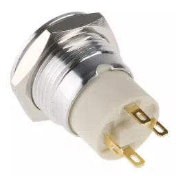 RS PRO Illuminated Push Button Switch Latching 16 mm SPST Red LED 36 V DC, 1759303 image 2