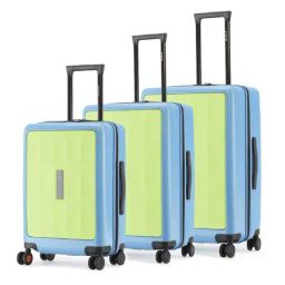 Nasher Miles Zanzibar Green & Blue 8 Wheels Large Hard Cabin Trolley Bag Set of 3-picture-31