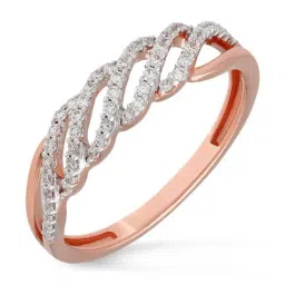 Malabar Gold and Diamonds 18k IGI Certified Diamond Rose Gold Ring for Women-picture-48