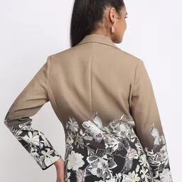 SHAYE Floral Printed Single-Breasted Blazer image 5