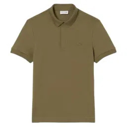 Lacoste Green Paris Stretch Pique Regular Fit Polo T-Shirt image 3