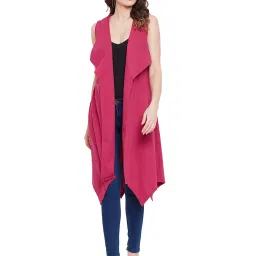 Hypernation Fuschia Cotton Shrug image 1