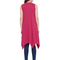 Hypernation Fuschia Cotton Shrug image 2