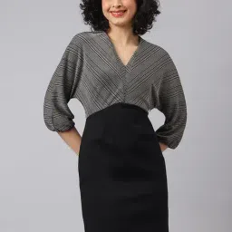 Latin Quarters Black Print Bodycon Dress-picture-37