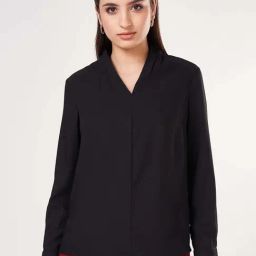 Annabelle By Pantaloons Jet Black Regular Fit Top-picture-29