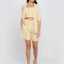 Zink London Multicolor Striped Regular Fit Shirt image 4