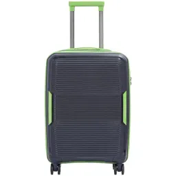 United Colors of Benetton Opal Dark Blue 8 Wheels Small Hard Cabin Trolley Bag-picture-40