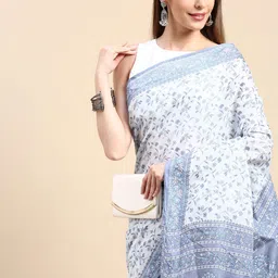 SHANVIKA Floral Printed Pure Cotton Saree-picture-32