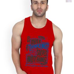 SLOWLORIS Men Pack of 2 Printed Bio-Wash Combed Cotton Gym Vests-picture-7