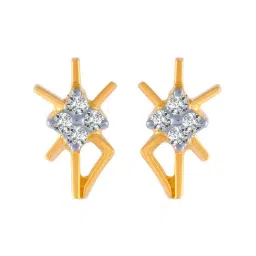 P.C. Chandra Jewellers 18 kt Gold & Diamond Earrings-picture-10