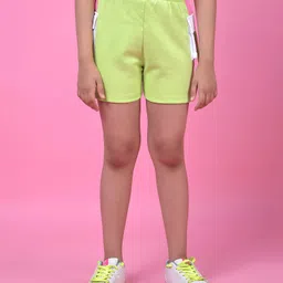 CRIMSOUNE CLUB Cotton Woven Cut & Sew Shorts - Green-picture-27