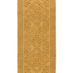 saral home Saralhome KAKU Cotton Antiskid Runner Gold. 45cm x 100cm image 2