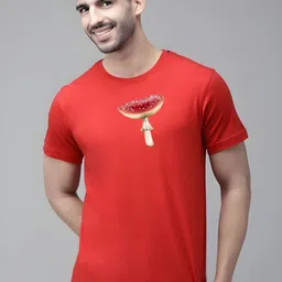 SZN Men Round Neck Graphic Printed T-shirt-image-20