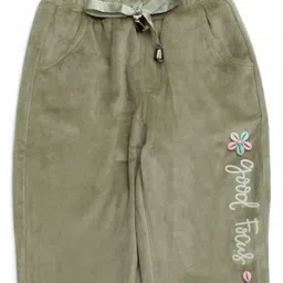 Lil Lollipop Good Focus Text Glitter Printed Pajama - Green image 4