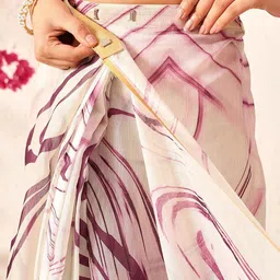 Silk Land Zari Ready to Wear Chanderi Saree image 5