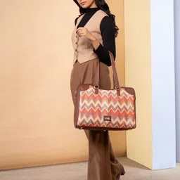 ZOUK Women Printed Structured Shoulder Bag image 1