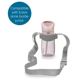 b.box Bottle Carrier with Adjustable StrapDurable & Machine Washable Recycled Materials - Cool Grey image 5