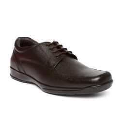 Red Chief Men Dark Brown Leather Derbys-picture-5
