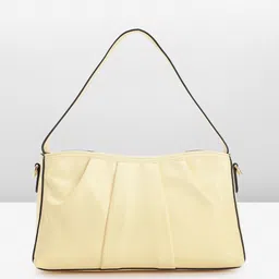 Van Heusen Structured Handheld Bag with Pleated Detail image 3