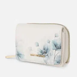 Van Heusen White Printed Zip Around Wallet-picture-38