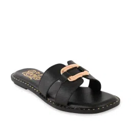 Rocia by Regal Women's Black Casual Sandals image 2