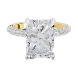 Sparkles Lab Grown Diamond 14k (585) Yellow Gold Ring for Women-picture-14