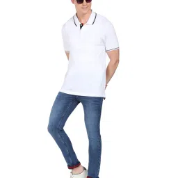 Ad By Arvind Blue Cotton Skinny Fit Jeans image 5