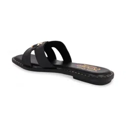 Rocia by Regal Women's Black Casual Sandals image 5