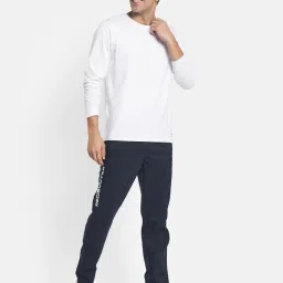 Octave Navy Regular Fit Trackpants image 5