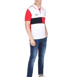 Ad By Arvind Blue Cotton Slim Fit Jeans image 5