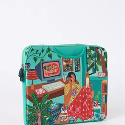 Chumbak Slow Living Unisex Printed Laptop Sleeve image 3