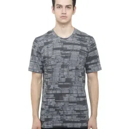 Adidas M ESS AOP TEE White & Black Printed T-Shirt-image-24