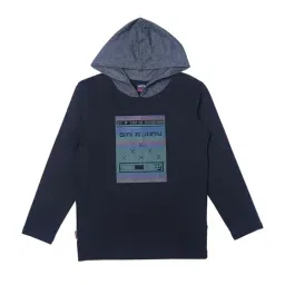 Gini & Jony Kids Black Cotton Printed T-Shirt-picture-12