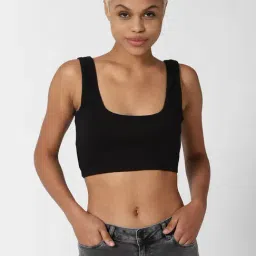 Forever 21 Black Non Wired Non Padded Sports Bra-picture-27