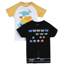 Plum Tree Boys Multicolor Printed T-Shirt (Pack Of 2)-picture-13