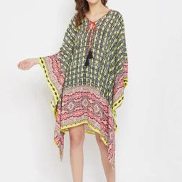 The Kaftan Company Multicolor Printed Kaftan Dress-picture-18