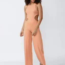 Forever 21 Peach Jumpsuit-image-21