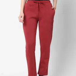 Sweet Dreams Red Mid Rise Sports Track Pants image 1