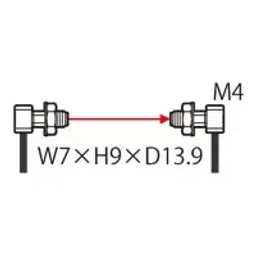 Panasonic Thru-Beam Type Square Head Fiber R1 mm, FT-R41W-picture-23