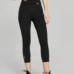 Puma Black High Rise Sports Cropped Tights-picture-27
