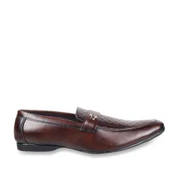 Walkway Men's Brown Formal Loafers image 1