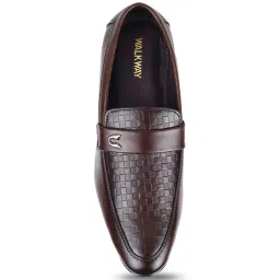 Walkway Men's Brown Formal Loafers image 3