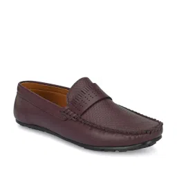 El Paso Men's Wine Casual Loafers image 2