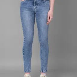 Crimsoune Club Blue Skinny Fit Mid Rise Jeans-image-43