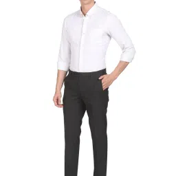 Arrow Grey Regular Fit Trousers image 5