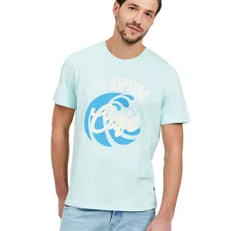Beverly Hills Polo Club Blue Logo Printed T-Shirt image 1