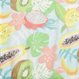 Vastranand Blue & Green Printed Saree With Unstitched Blouse image 4