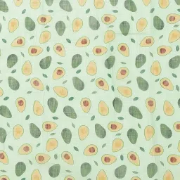 Vastranand Blue & Green Printed Saree With Unstitched Blouse image 5