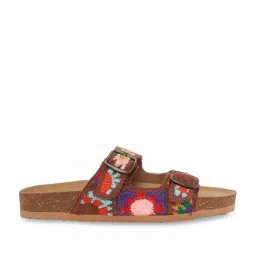 Forever Glam by Pantaloons Women's Brown Casual Sandals image 2